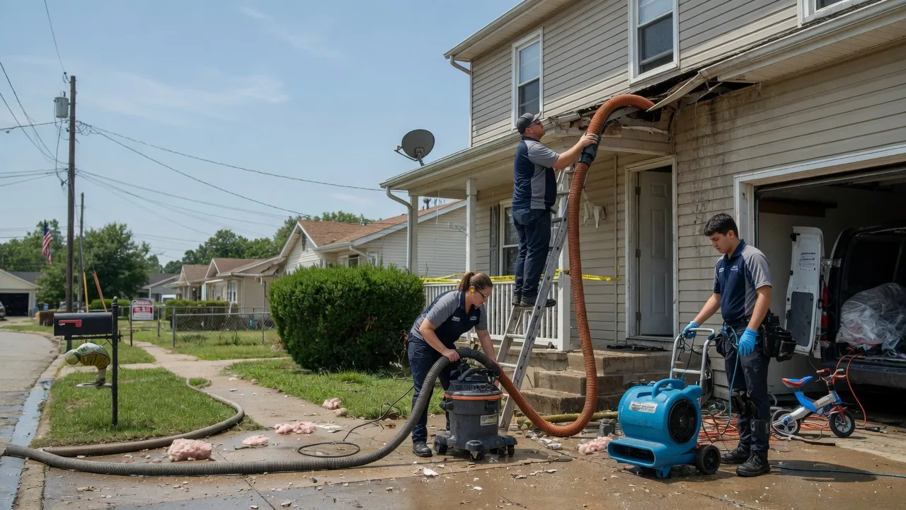 Water Damage Restoration in Cropsey, IL near me